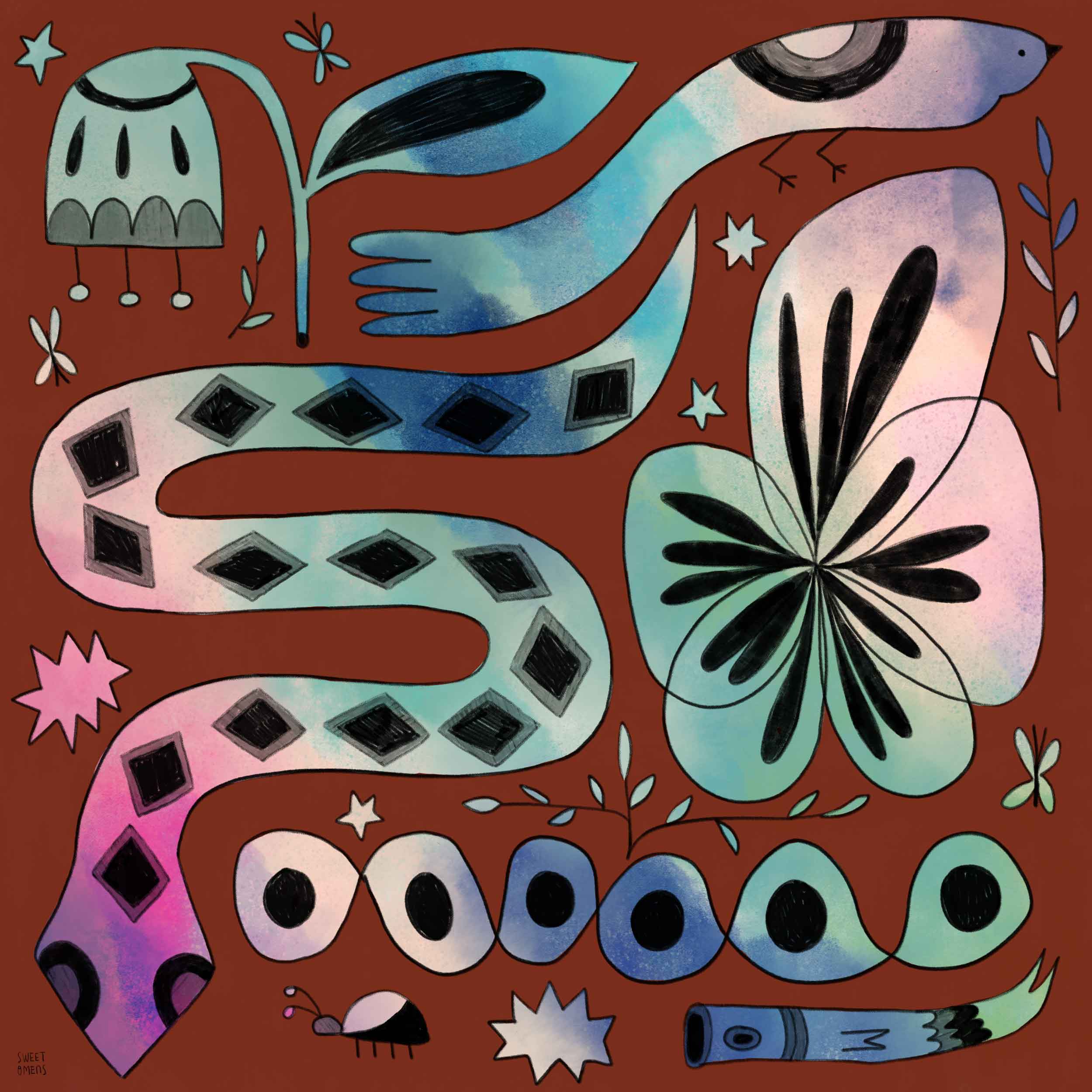 Botanical Beasts illustration